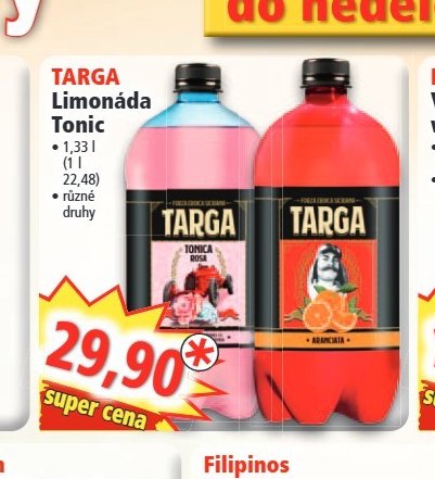 TARGA Limonáda Tonic