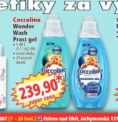 Coccolino Wonder Wash Prací gel