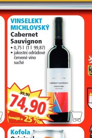 VINSELEKT MICHLOVSKÝ Cabernet Sauvignon