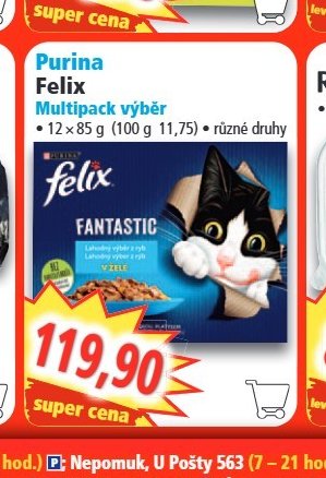 Purina Felix Multipack výběr