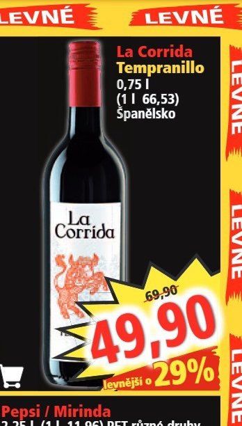 La Corrida Tempranillo 0,75 l