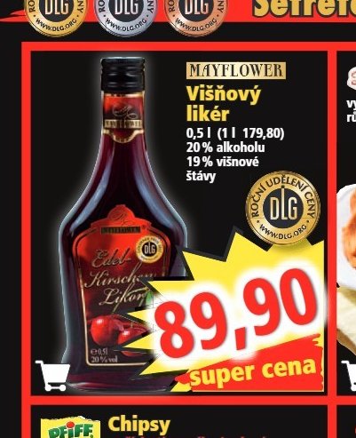 MAYFLOWER Višňový likér