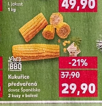 Kukuřice předvařená