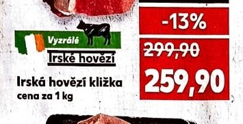 Irské hovězí kližka