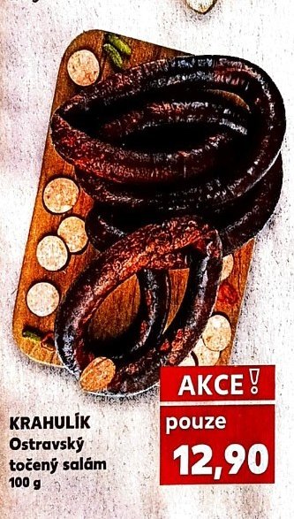 KRAHULÍK Ostravský točený salám 100 g