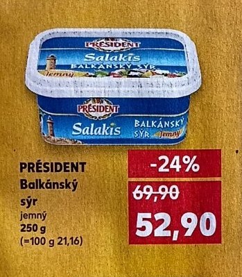 PRÉSIDENT Balkánský sýr