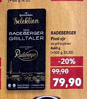 RADEBERGER Pivní sýr