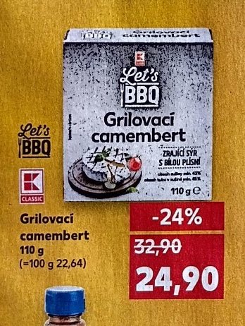 Grilovací camembert