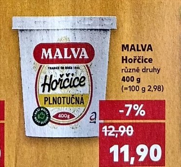 MALVA Hořčice