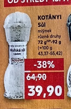Kotányi Sůl mlýnek