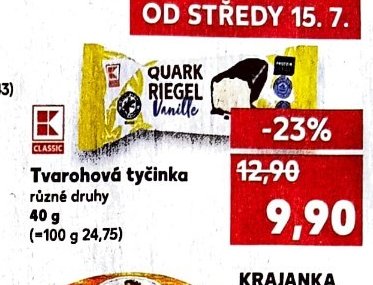 K-CLASSIC Tvarohová tyčinka