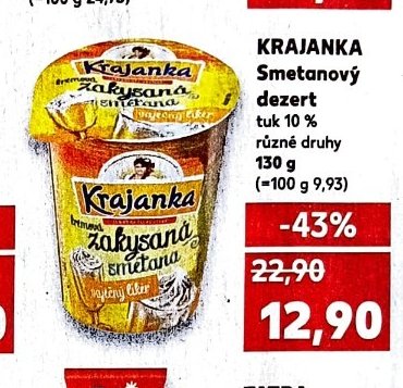 KRAJANKA Smetanový dezert