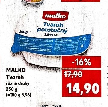 MALKO Tvaroh