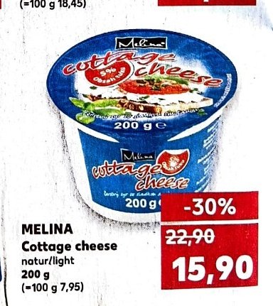 MELINA Cottage cheese natur/light 200 g