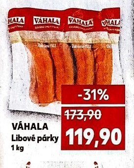 Váhala Libové párky