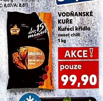 VODŇANSKÉ KUŘE Kuřecí křidla sweet chilli