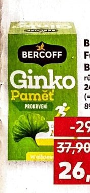 BERCOFF Funkční/Bylinný čaj