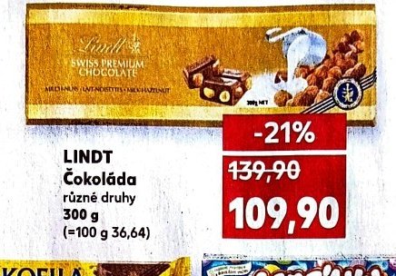 LINDT Čokoláda