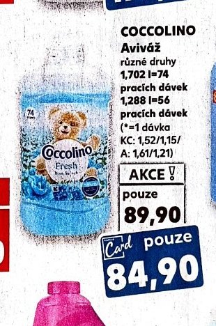 COCCOLINO Aviváž 1,702 l/1,288 l
