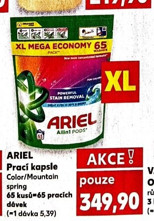 ARIEL Prací kapsle 65 kusů