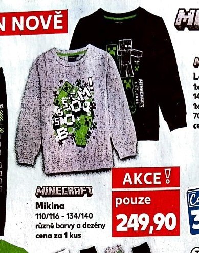 Minecraft Mikina