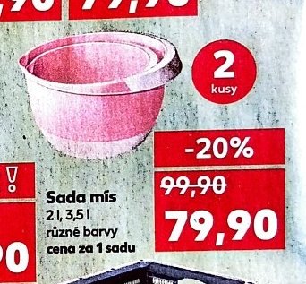 Sada mis 2 l, 3,5 l