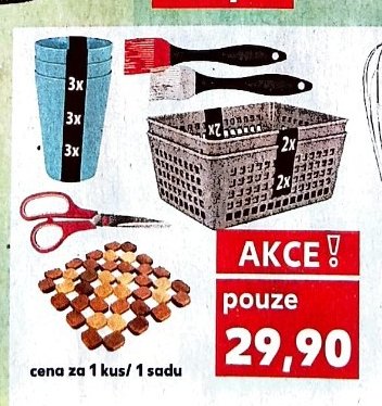 Domácí potřeby (košík, náčiní)