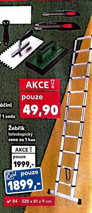 Žebřík teleskopický