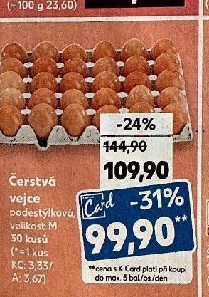 Čerstvá vejce