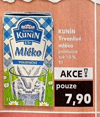 KUNÍN Trvanlivé mléko