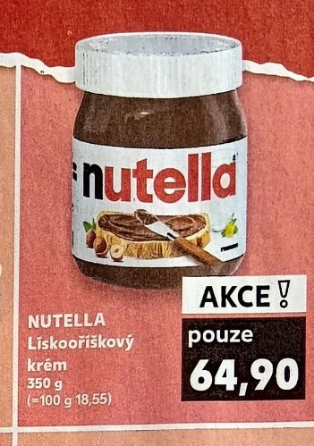 NUTELLA Lískooříškový krém