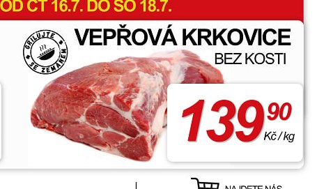 VEPŘOVÁ KRKOVICE BEZ KOSTI