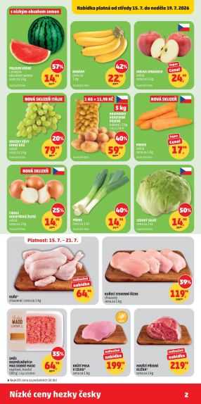 akční leták Penny Market 15.7.2026-21.7.2026