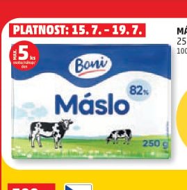 Máslo Boni