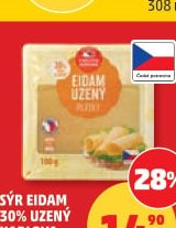 Sýr Eidam 30% uzený Karlova Koruna