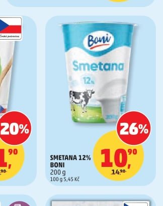 ZAKYSANÁ SMETANA 12% KARLOVA KORUNA 200 g