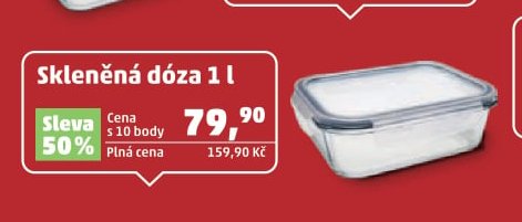 Skleněná dóza 1 l