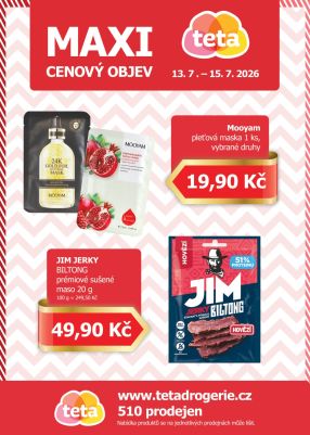 akční leták Teta drogerie 13.7.2026-15.7.2026