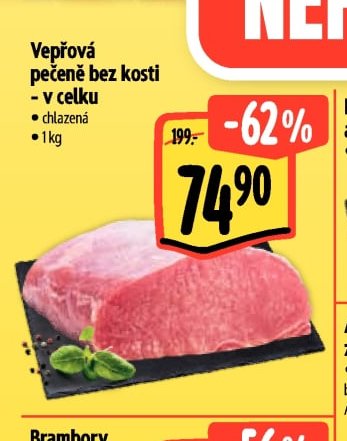 Vepřová pečeně bez kosti