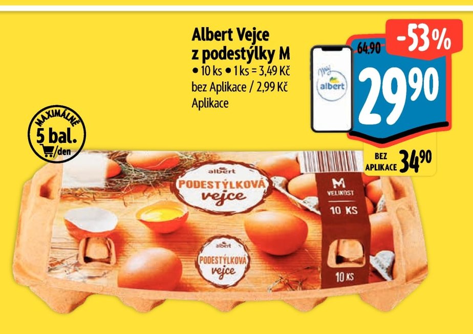 Albert Vejce z podestýlky M