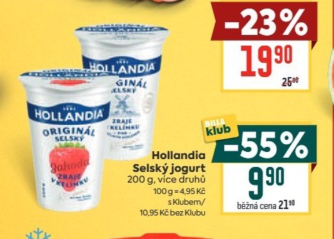Hollandia Selský jogurt