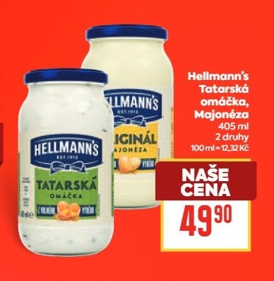 Hellmann's Tatarská omáčka, Majonéza