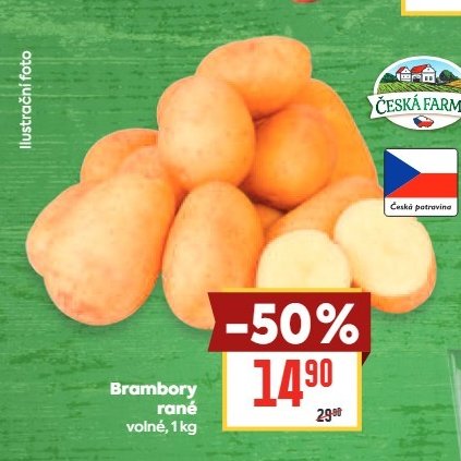 Brambory rané, 1 kg