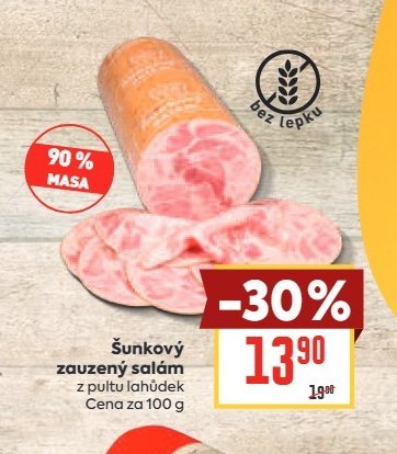 Šunkový zauzený salám