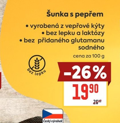 Šunka s pepřem
