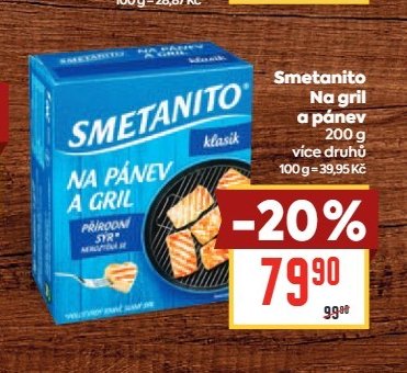 Smetanito Na gril a pánev