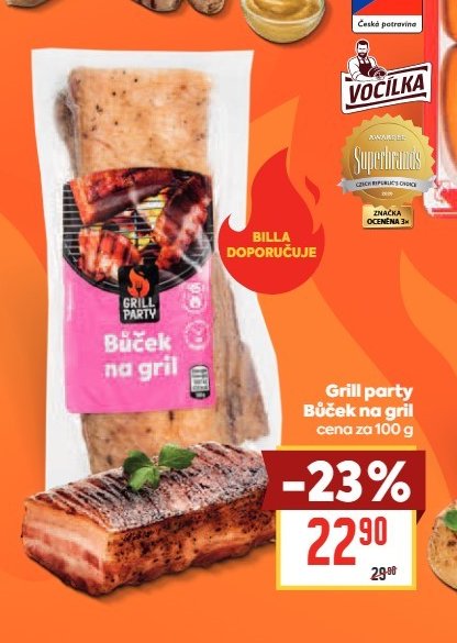 Grill party Bůček na gril