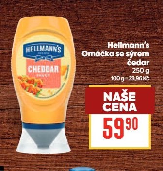 Hellmann's Omáčka se sýrem čedar