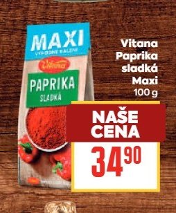 Vitana Paprika sladká Maxi