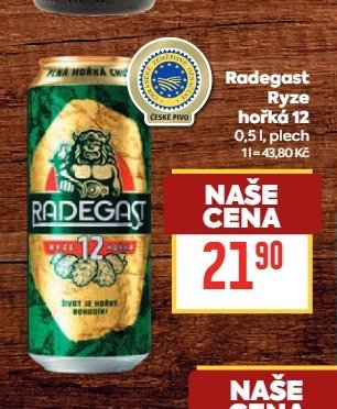 Radegast Ryze hořká 12